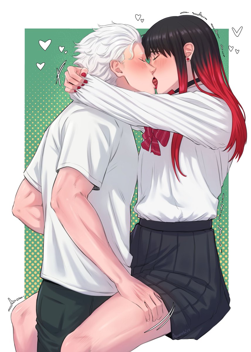 UmeTsuba puppy dog eyes and kisses 💕