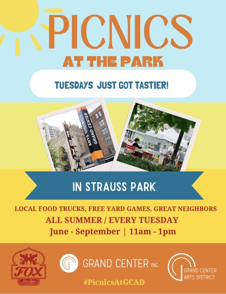 Sunshine, good eats, and great company? Yes, please ☀️🌭

Picnics at the Park is your new Tuesday tradition — every week at Strauss Park through September!