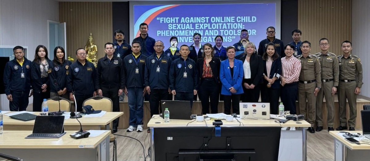 🌏 Earlier this month in Bangkok, OSINT Industries joined OFMIN, DCSD &amp; Thai cybercrime units for advanced ICAC training.

Investigators used OSINT tools to identify suspects, locate victims &amp; escalate urgent reports.

🙏 Thanks to Sophie Bazard &amp; all involved.