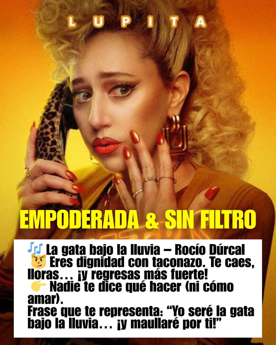 LaMejor's tweet image. 🎭💔 ¡El test más ochentero ha llegado!
¿Eres puro drama como Amanda Miguel o empoderamiento con glitter como Lupita D’Alessio?
Descúbrelo en este viaje musical y dinos en los comentarios cuál canción de Mentiras, El Musical eres tú. 🎶✨👇

#MentirasElMusical #Yuri #Lupita