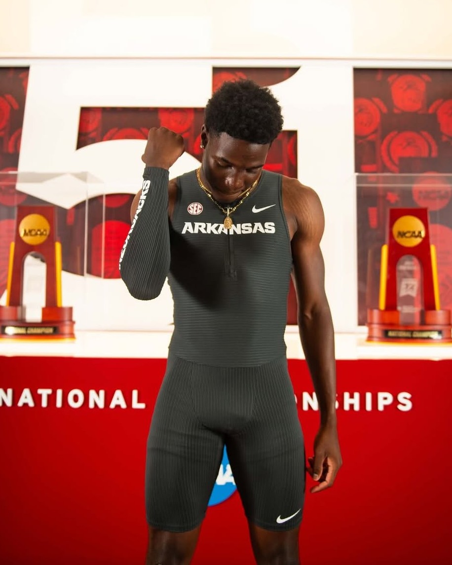 10.07/19.95 sprinter Jamarion Stubbs transferring from Alabama State to Arkansas.