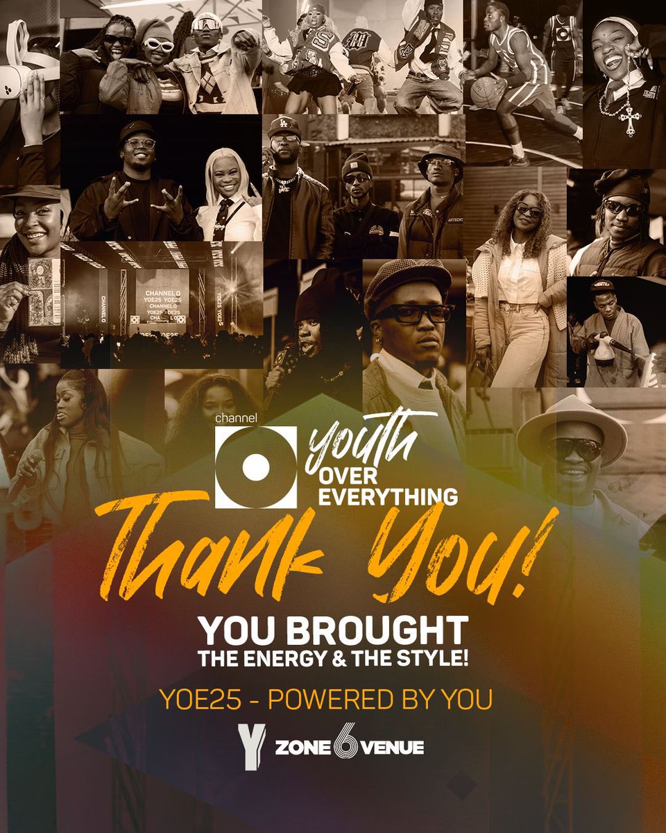 ChannelOTV's tweet image. To the class of #YOE2025! 😎 Thank you for rocking with us. 🥳 #YouthOverEverything2025 wouldn’t have been amazing without yall. 🫶🏼