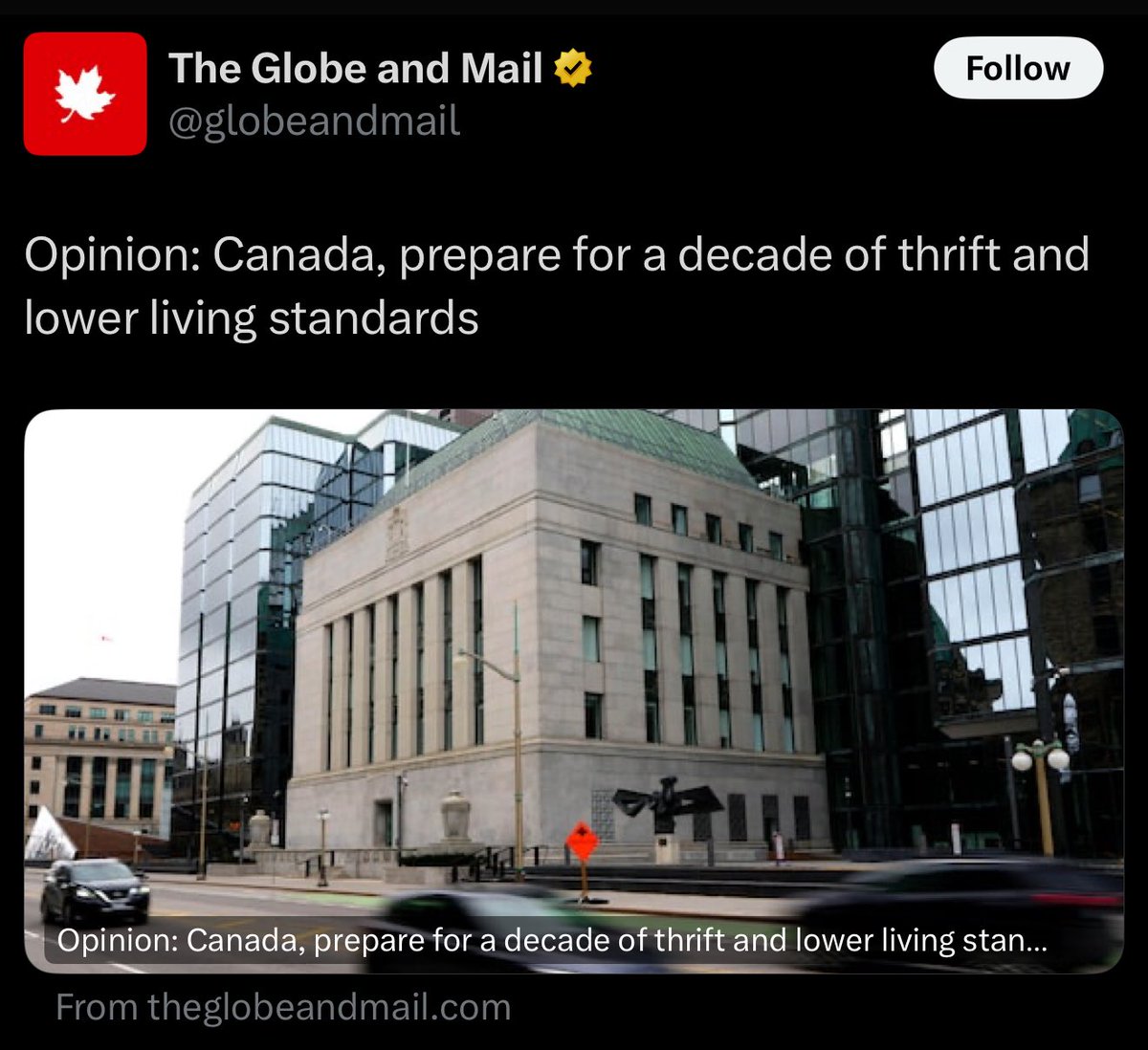 From the newspaper that told you to vote liberal.