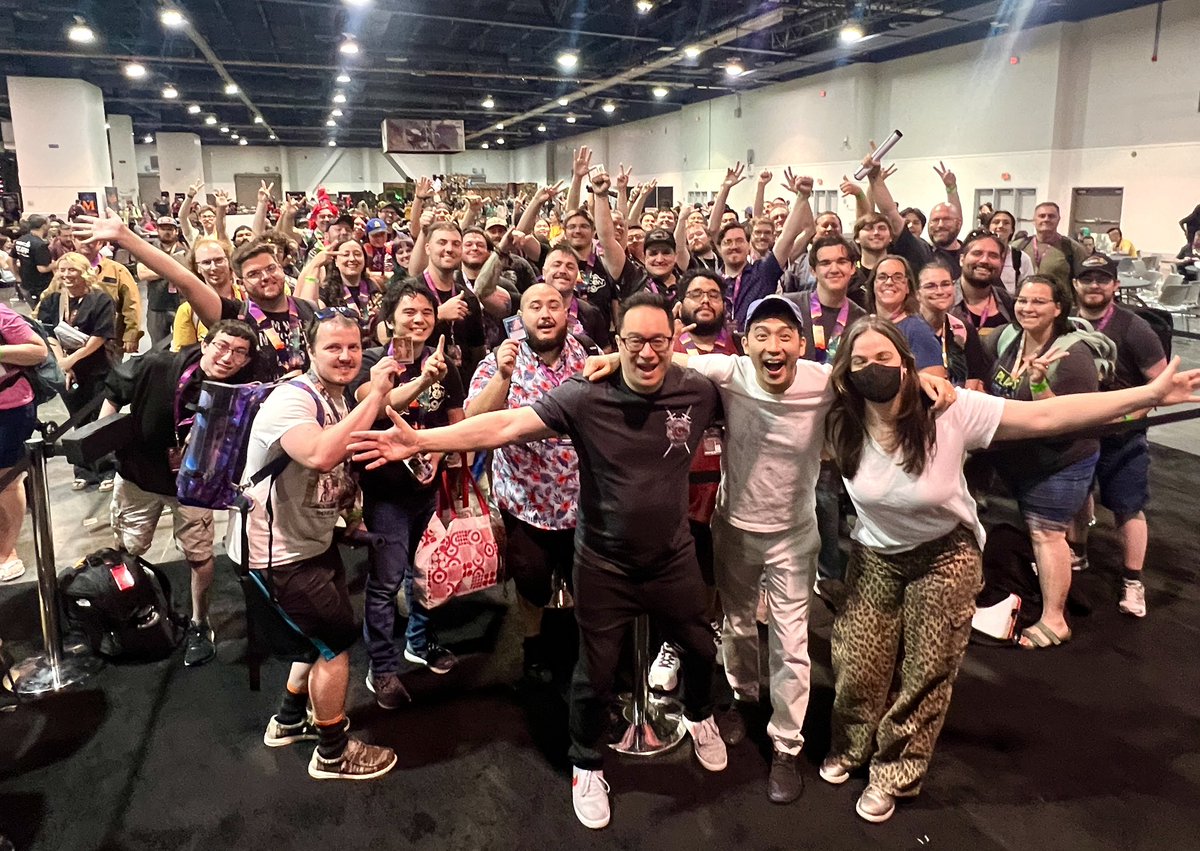commandcast's tweet image. Game Knights Live was an absolute masterclass at #MCVegas with our wildest and loudest show yet!
We give a big A+ to everyone who came to meet us or watch us on stage.
See you soon in Atlanta!