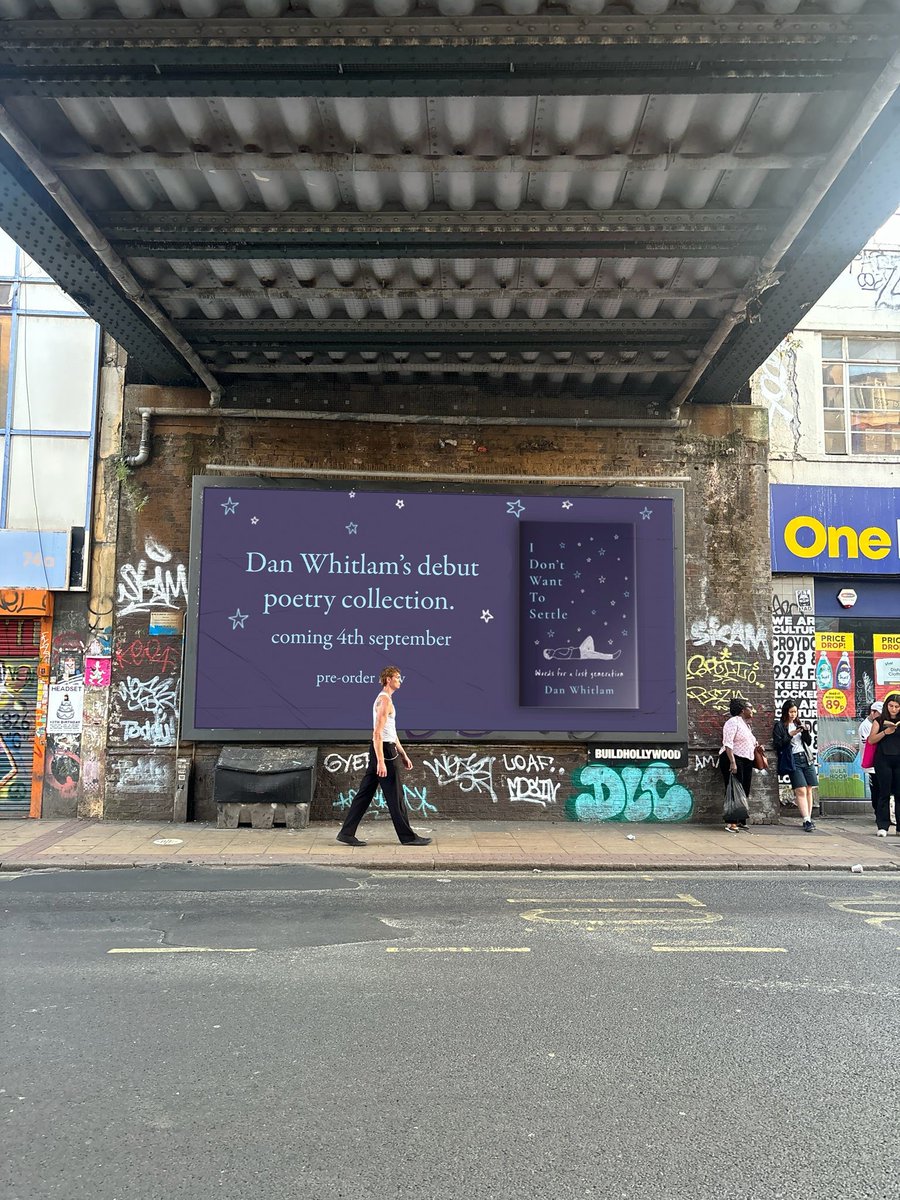 BlinkPublishing's tweet image. We&apos;re thrilled to announce that we&apos;re publishing the debut poetry collection from the one and only @danwhitlam, I Don&apos;t Want To Settle, in paperback, e-Book, and audiobook. 

#Idontwanttosettle #spokenword 

@bonnierbooks_uk @danwhitlam
