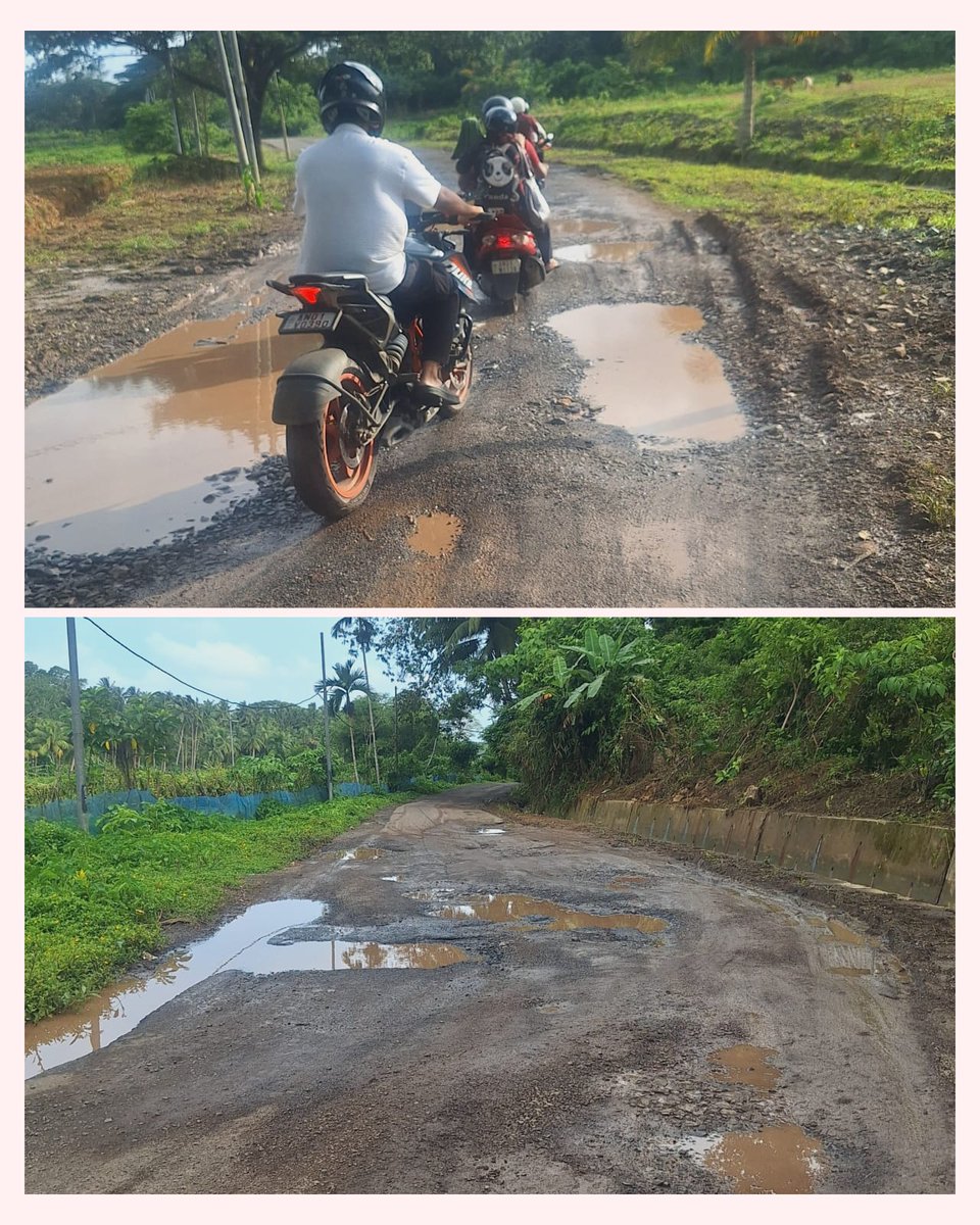 Simson2023300's tweet photo. @Admiral_DKJoshi
@MediaRN_ANI
@Andaman_Admin
@EngineersAPWD
माननीय उपराज्यपाल महोदय,ओग्राब्राज से  शैतानखाड़ी तक की सड़क काफी खस्ता हाल में है।तकरीबन 1साल से इस सड़क का कोई भी मरम्मत कार्य नहीं हो पाया है।आपसे आग्रह है कि इस सड़क का जल्द से जल्द निर्माण कार्य शुरू करने आदेश दें। https://t.co/CokeqvBjec