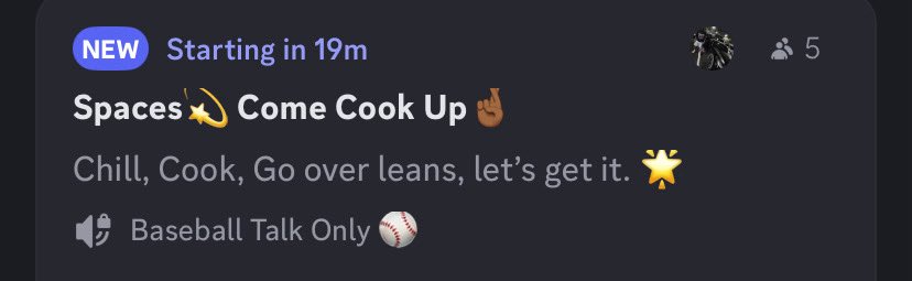 Spaces starting in 19 mins! 

Come get some 💎💎

Ima get to typing in the mean time!

Come chat on free talk! 🗣️ prior ! 

discord.gg/QDjMDSd2MC