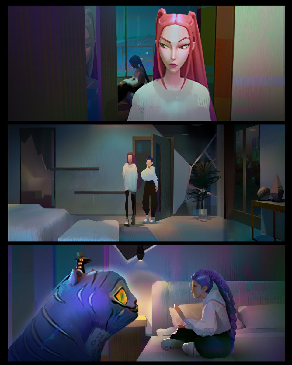 AngelaSungArt's tweet photo. A few more color/lighting keys #kpodemonhunters https://t.co/IYf2VmwrHL
