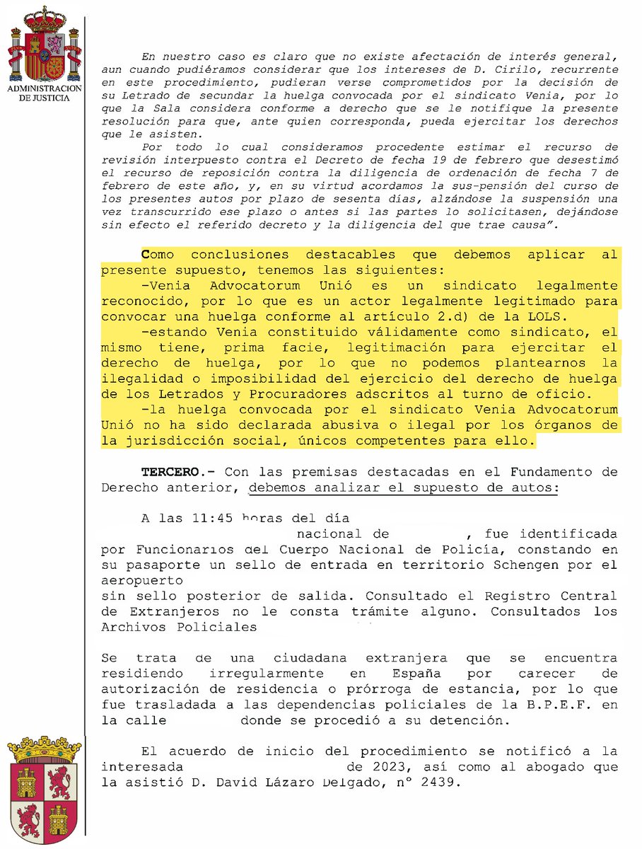Nuevo golpe a la estrategia del miedo.Una jueza anula actuaciones por no respetar la huelga y recuerda lo obvio:
✅ VENIA es un sindicato legitimo
✅ La huelga es plenamente legal
Seguimos defendiendo derechos. Seguimos en pie. 
#TurnoEnLucha #HuelgaIndefinida
#SindicatoVENIA