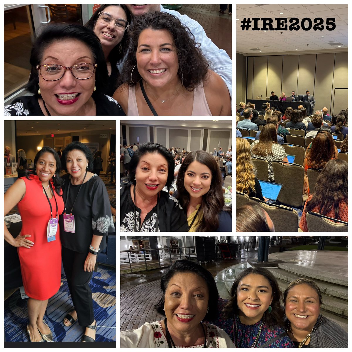 Great to see all the Latina journalists at the #IRE2025 <a href="/IRE_NICAR/">Investigative Reporters & Editors</a> conference. To name a few: <a href="/DanielaIbarraTV/">Daniela Ibarra</a> <a href="/cassandrajar/">Cassandra Jaramillo</a> <a href="/WatchdogDiva/">Mc Nelly Torres is on BlueSky</a> <a href="/reporter_laura/">Laura Garcia</a> <a href="/aperezpintado/">Amanda Pérez Pintado</a> <a href="/CarolinaCruzTV/">Carolina Cruz</a>  <a href="/BiancaNBCBoston/">Bianca Beltrán</a> <a href="/TheNewsYogi/">Leslie Rangel | Yoga for journalists</a> <a href="/DaniellaKSL/">Daniella Rivera KSL</a> 
#Latinas #journalism