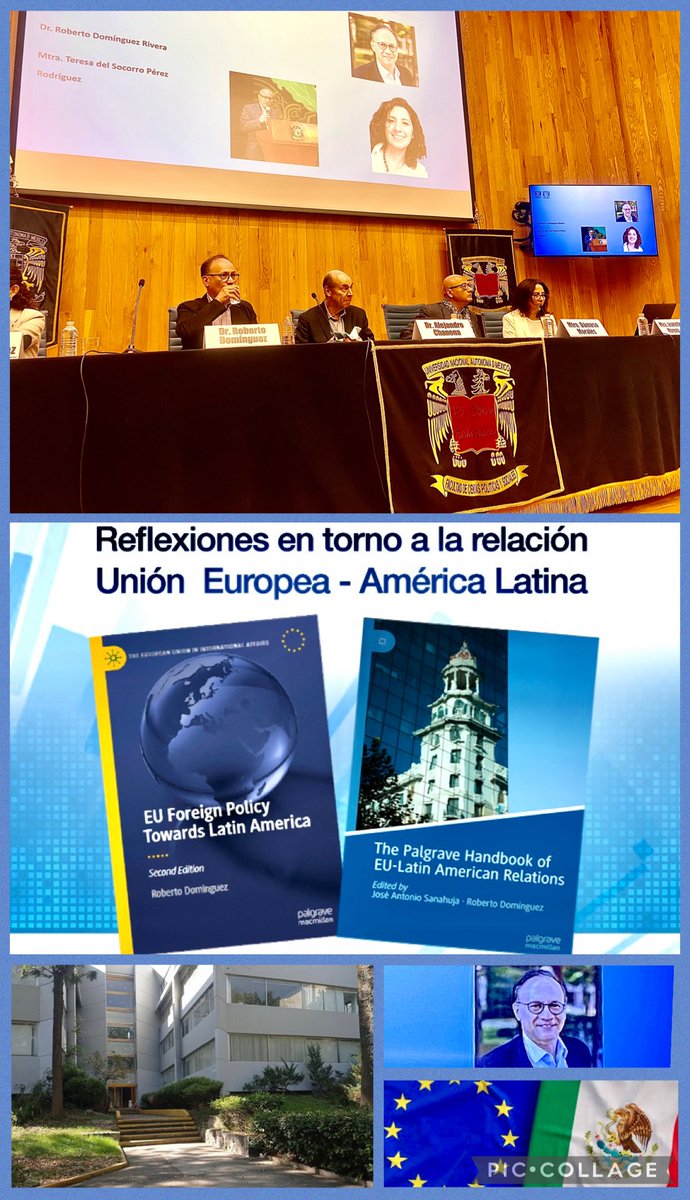 Octavio Tripp (@octaviotripp) on Twitter photo Interesante presentaci贸n en <a href="/CEE_FCPyS_UNAM/">CENTRO DE ESTUDIOS EUROPEOS</a> de 2 libros sobre las relaciones Uni贸n Europea-Am茅rica Latina. Obligados ante la Cumbre biregional de noviembre.
Interesting and timely books about <a href="/europeanunion/">European Union</a> - Latin American relations at <a href="/UNAM_MX/">UNAM</a> Congrats Dr. Dom铆nguez Rivera. Interesante presentaci贸n en <a href="/CEE_FCPyS_UNAM/">CENTRO DE ESTUDIOS EUROPEOS</a> de 2 libros sobre las relaciones Uni贸n Europea-Am茅rica Latina. Obligados ante la Cumbre biregional de noviembre.
Interesting and timely books about <a href="/europeanunion/">European Union</a> - Latin American relations at <a href="/UNAM_MX/">UNAM</a> Congrats Dr. Dom铆nguez Rivera.