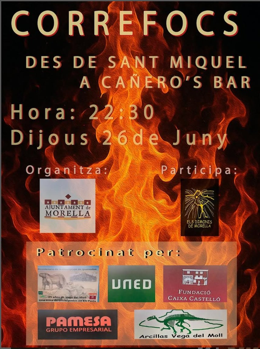 Francisco Ortega (@frco_ortega) on Twitter photo <a href="/Godzillin/">El Cuaderno de Godzillin (GBE-UNED)</a> <a href="/UNED/">UNED</a> <a href="/UNEDFacCiencias/">Fac. Ciencias UNED</a> <a href="/Sepaleontologia/">Sepaleontologia</a> <a href="/Masterpaleo/">Máster Paleontología Aplicada UV/UA</a> <a href="/UNEDVILA_REAL/">UNEDVILA_REAL</a> <a href="/paleoaplicada/">Máster Paleontología</a> <a href="/geologicasUCM/">Facultad de Ciencias Geológicas</a> <a href="/Geolusal/">Departamento de Geología USAL</a> <a href="/morellaturismo/">Morella Turística</a> <a href="/ajmorella/">Ajuntament de Morella</a> <a href="/GeologiaUz/">Geologia_Unizar</a> ¿Se ha dicho ya que, el jueves 26, Els Dimonis de Morella procesionanán una cucafera para trasladar el espiritu de Iguanodon desde el Museu Temps de Dinosaures al bar El Canyero? (poca Morella tienes si no te suena)... Pues dicho queda
#200AniveresariodeIguanodon <a href="/Godzillin/">El Cuaderno de Godzillin (GBE-UNED)</a> <a href="/UNED/">UNED</a> <a href="/UNEDFacCiencias/">Fac. Ciencias UNED</a> <a href="/Sepaleontologia/">Sepaleontologia</a> <a href="/Masterpaleo/">Máster Paleontología Aplicada UV/UA</a> <a href="/UNEDVILA_REAL/">UNEDVILA_REAL</a> <a href="/paleoaplicada/">Máster Paleontología</a> <a href="/geologicasUCM/">Facultad de Ciencias Geológicas</a> <a href="/Geolusal/">Departamento de Geología USAL</a> <a href="/morellaturismo/">Morella Turística</a> <a href="/ajmorella/">Ajuntament de Morella</a> <a href="/GeologiaUz/">Geologia_Unizar</a> ¿Se ha dicho ya que, el jueves 26, Els Dimonis de Morella procesionanán una cucafera para trasladar el espiritu de Iguanodon desde el Museu Temps de Dinosaures al bar El Canyero? (poca Morella tienes si no te suena)... Pues dicho queda
#200AniveresariodeIguanodon