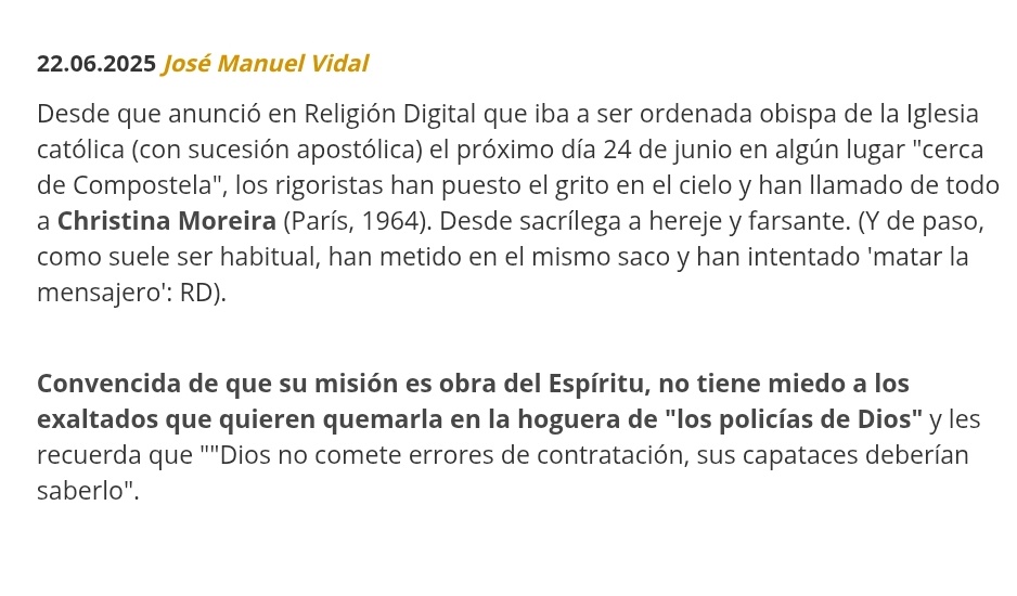P. Juan Manuel Góngora (@patergongora) on Twitter photo Según revela IN, mañana en el "Pazo do Armesto", en un municipio de la provincia de La Coruña y territorio diocesano de <a href="/DioceseSantiago/">Diocese Santiago</a>, se va a llevar a cabo una mascarada blasfema, patrocinada por los heterodoxos habituales. Y con el agravante de perpetrarla en el contexto de Según revela IN, mañana en el "Pazo do Armesto", en un municipio de la provincia de La Coruña y territorio diocesano de <a href="/DioceseSantiago/">Diocese Santiago</a>, se va a llevar a cabo una mascarada blasfema, patrocinada por los heterodoxos habituales. Y con el agravante de perpetrarla en el contexto de