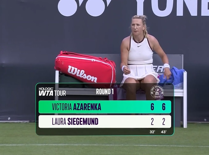 José Morgado (@josemorgado) on Twitter photo Victoria Azarenka, out of the top 100 this week for the first time since 2006 (!), gets a third consecutive win in Bad Homburg.
Passed qualies and now into R2 to face Iga Swiatek on Wednesday.
With this win... Vika will return to the top 100 after just one week out. Victoria Azarenka, out of the top 100 this week for the first time since 2006 (!), gets a third consecutive win in Bad Homburg.
Passed qualies and now into R2 to face Iga Swiatek on Wednesday.
With this win... Vika will return to the top 100 after just one week out.