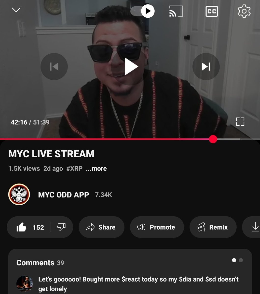 youtube.com/live/r8_SCxXpR…

DONT MISS IT 

#MYC #LIVESTREAM