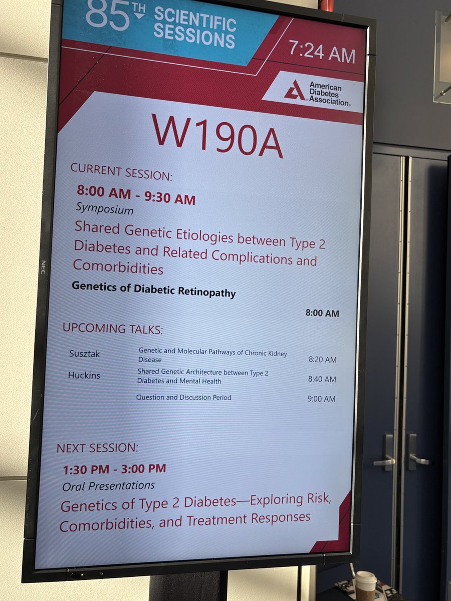 KSusztak's tweet photo. #whyscience day51 So much progress in diabetes and obesity ! @ADA_DiabetesPro https://t.co/kSb8zagQmP