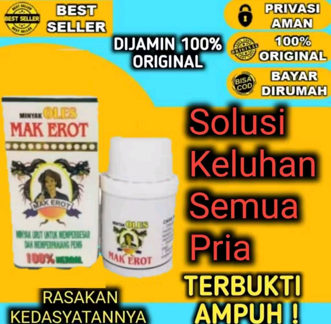 masterlotto2's tweet photo. @Opposisi6890 Sudah terbukti secara turun-temurun! Ramuan Mak Erot bantu pria tampil lebih percaya diri dengan ukuran yang maksimal. Solusi alami &amp; permanen, tanpa efek samping!"

🔗 https://t.co/5lJj92kwGk https://t.co/MILpFSZNXE