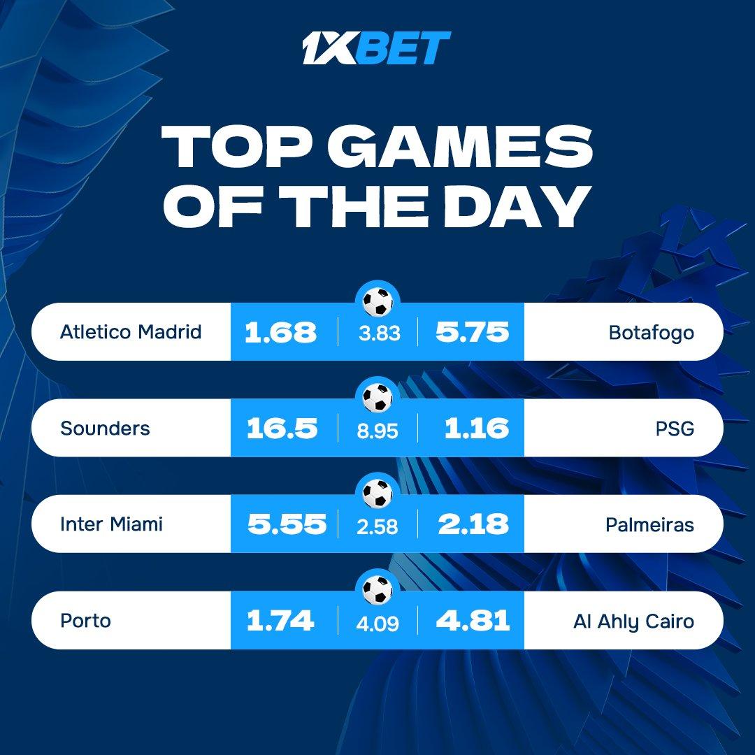 Today's Club world cup odds on 1Xbet

Those placing here is the link cropped.link/1ocs

Promocode: 1OCS