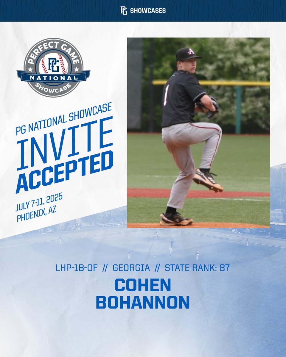 ARIZONA BOUND. NATIONAL SHOWCASE INVITE ACCEPTED 💥
<a href="/CohenBohannon/">Cohen Bohannon</a> X #PGNational