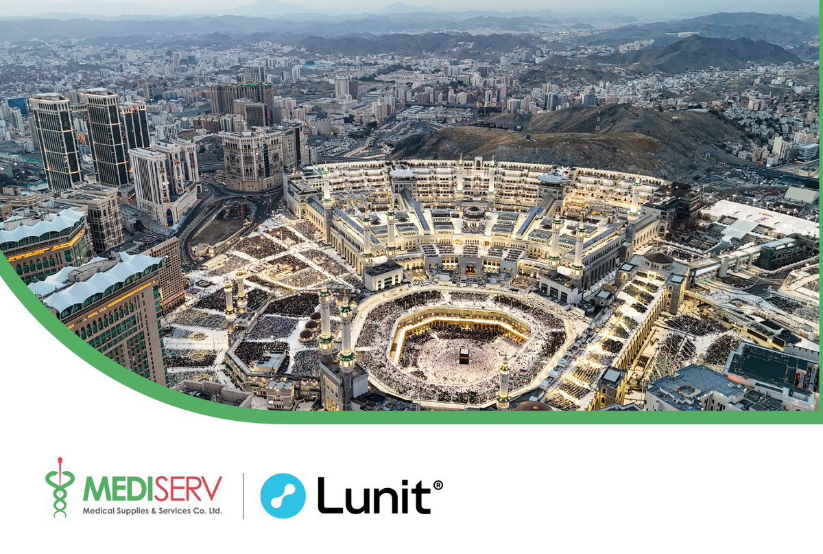 Proud to celebrate a key milestone achieved during this year’s #Hajj2025 season, in collaboration with Seha Virtual Hospital, Ministry of Health Saudi Arabia, and our partner <a href="/Lunit_AI/">Lunit Cancer Screening</a>.
Lunit INSIGHT CXR, the advanced AI-powered chest X-ray solution, was successfully deployed to