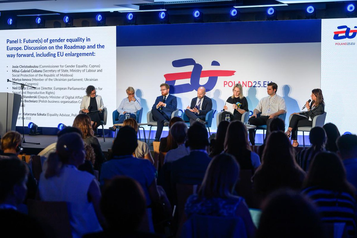 📍Poznan - “Equality, Europe!” conference- organised by @POLAND25EU

🎤 Discussed the new Roadmap for Women’s Rights- a crucial step forward for the EU.

We explored the future direction of the EU’s gender equality strategy, with a focus on today’s most pressing challenges.