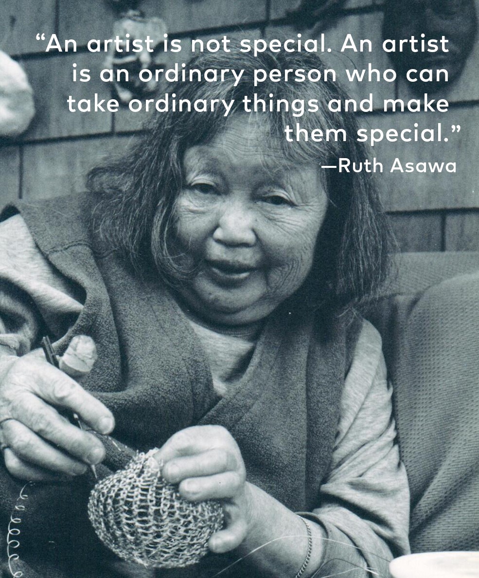 SFMOMA's tweet image. Whether modeling baker’s clay with her children or looping copper, brass, iron, or steel wire into airy sculptures, Ruth Asawa believed materials didn’t need to be expensive to be meaningful.
Discover her resourceful practice: bit.ly/4hTMUQq