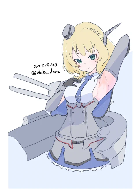コロラド #艦これ版深夜の真剣お絵描き60分一本勝負 #艦これ版真剣お絵描き60分一本勝負_20250623