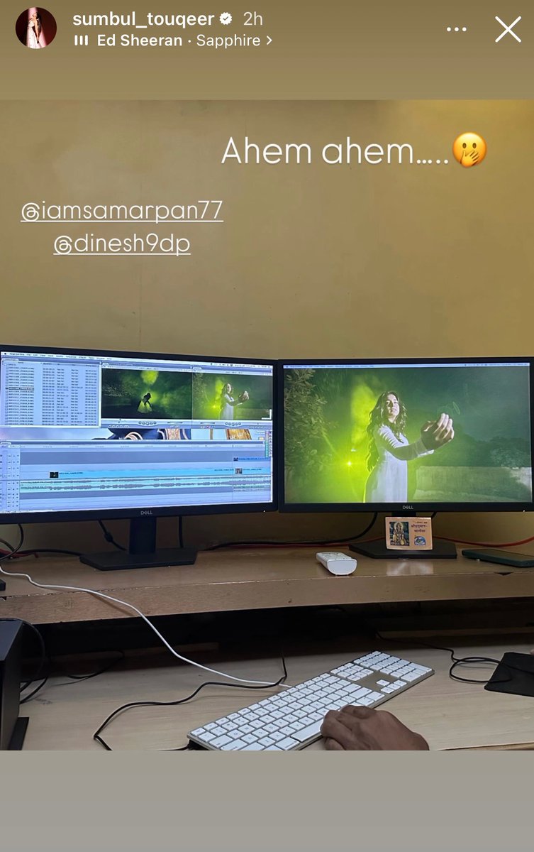 SumbulMyLight's tweet image. Can’t wait! ✨🔥

#SamarpanLama
#DineshSingh
#SumbulTouqeerKhan ❤️🧿