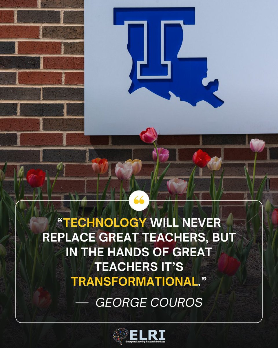 LATech_ELRI's tweet photo. Great teaching isn't about the latest tech — it's about how we use it to connect, inspire, and elevate learning. 💡 

#MotivationalMonday #EdTechInspiration #ELRI #TeachingWithPurpose #TransformTeaching 

📷 Emerald McIntyre/Louisiana Tech University https://t.co/jhCnTOJNED