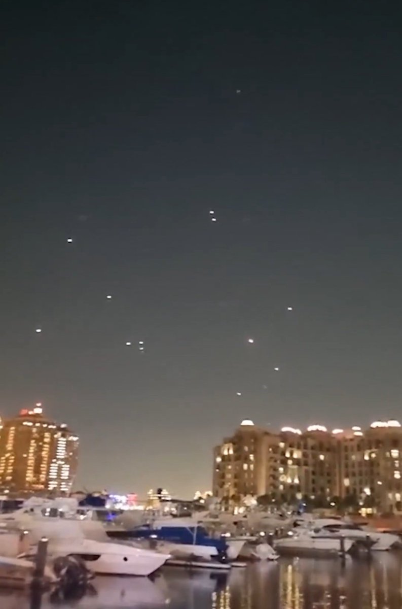 BREAKING: Israeli source tells i24NEWS: At least 10 Iranian missiles were fired at Al Udeid Air Base in Qatar.