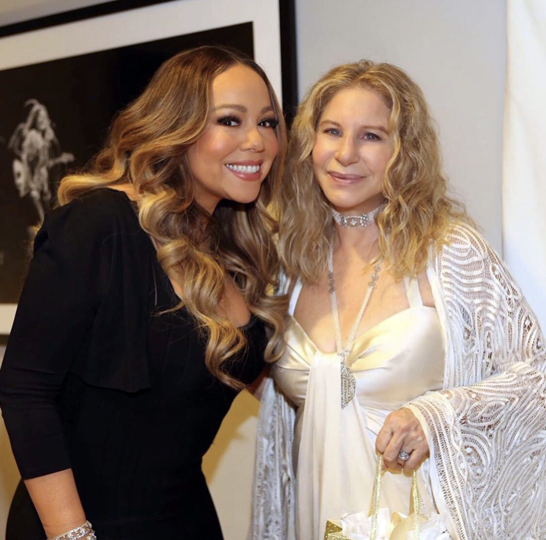Barbra Streisand talks about Mariah Carey's creative process on their collaboration “One Heart, One Voice” with Ariana Grande too:

“Mariah wanted to take her time and do it. Her process was trying it one day, and then trying it another, I think. But I was in the middle. I’m the