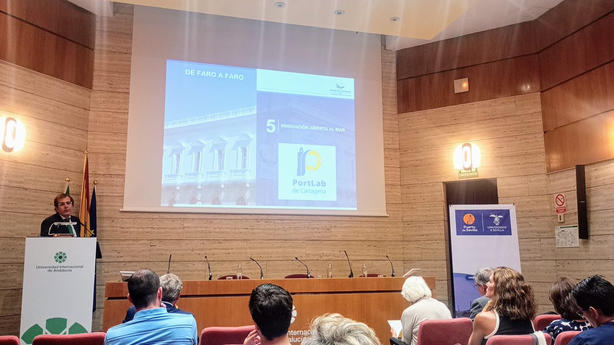 Puerto de Cartagena (@puertodectg) on Twitter photo El #PuertodeCartagena proyecta su innovador modelo de integración puerto-ciudad en el curso de verano de la Universidad Internacional de Andalucía (UNIA), organizadas por <a href="/RETE_digital/">RETE | Association</a> y la Cátedra Puerto de Sevilla-Universidad de Sevilla. El #PuertodeCartagena proyecta su innovador modelo de integración puerto-ciudad en el curso de verano de la Universidad Internacional de Andalucía (UNIA), organizadas por <a href="/RETE_digital/">RETE | Association</a> y la Cátedra Puerto de Sevilla-Universidad de Sevilla.