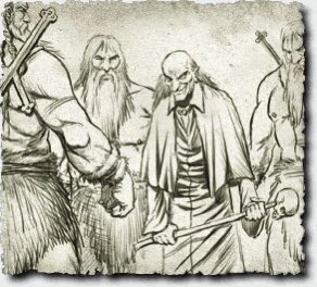 Koaszz's tweet photo. @Gabriel_Barsch The Deceiver from Myth 

His name is The Deceiver, looks like that, and speaks fluent red flag, but he never deceives you and is actually really dedicated to your cause. 

He’s actually one of the most morally good characters in the series! https://t.co/yHAFkeeQM6