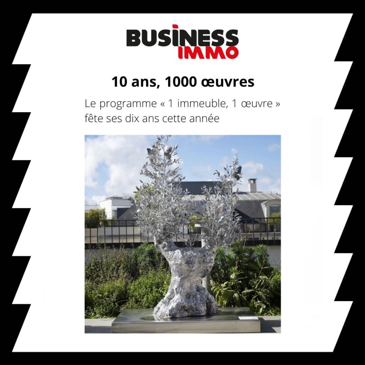 1 immeuble, 1 œuvre (@immeuble_oeuvre) on Twitter photo 🗞️ « Lancé à l’initiative d’<a href="/Emerige/">Emerige</a> par le <a href="/MinistereCC/">Ministère de la Culture 🇫🇷</a> et la <a href="/fpi_fr/">FPI France</a>, #1immeuble1oeuvre fête ses dix ans cette année. L’occasion de revenir sur une initiative qui embarque artistes et acteurs de l’immobilier, non sans un certain succès. » <a href="/businessimmo/">Business Immo</a> shorturl.at/60RJo 🗞️ « Lancé à l’initiative d’<a href="/Emerige/">Emerige</a> par le <a href="/MinistereCC/">Ministère de la Culture 🇫🇷</a> et la <a href="/fpi_fr/">FPI France</a>, #1immeuble1oeuvre fête ses dix ans cette année. L’occasion de revenir sur une initiative qui embarque artistes et acteurs de l’immobilier, non sans un certain succès. » <a href="/businessimmo/">Business Immo</a> shorturl.at/60RJo
