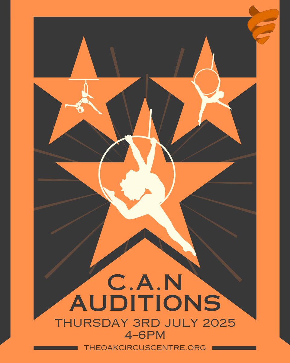 🎪 Young circus stars wanted! 

Auditions for our Circus Academy are on Thurs 3 July.
For ages 9–18 who want pro training &amp; a future in circus or performing arts.

📍 Limited spots — book now: bit.ly/CANauditions

#Circus #YouthArts #Norwich