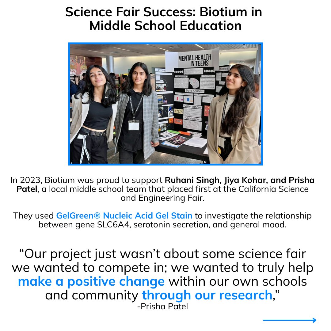 biotium's tweet photo. Read how our products help fuel classroom discoveries in this exciting new article by Julianne Davis, MSc! 

Full article here: https://t.co/IzCUIH26HB

#scienceinspiration #sciencefair #scienceread #sciencearticle #labhelp #sciencecollaboration #zoology #tardigrade #dna #pcr https://t.co/3eUjzNHvKf