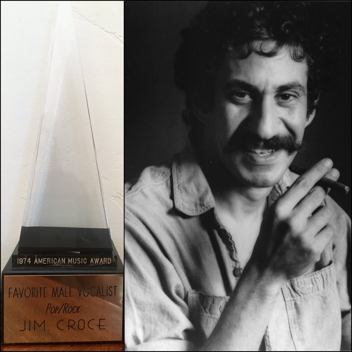 Back in 1974, Jim Croce’s legacy was honored with the American Music Award for Favorite Pop/Rock Male Artist.