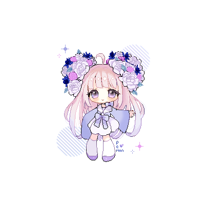 Pemiin's tweet photo. Reuploaded 💐
Pixel art I made last month of my OC Penelope! 💜✨ https://t.co/RoMLBCXwwL