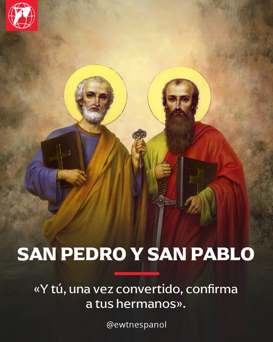 😇 29 DE JUNIO | San Pedro y San Pablo
Pedro negó a Cristo, Pablo lo persiguió. Pero ambos fueron transformados por la gracia y dieron su vida por el Evangelio. Fundamento y misión, unidad y anuncio. Juntos, columnas de la Iglesia. #SanPedroYSanPablo #Solemnidad
