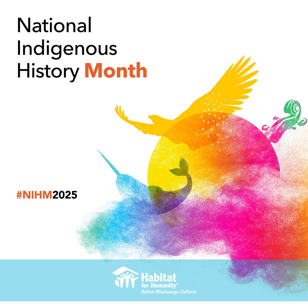 HabitatHMD's tweet image. 🧡 June is National Indigenous History Month
We are committed to learning, listening, and amplifying Indigenous voices—not just this month, but every month.
#NIHM #IndigenousHistoryMonth #EveryChildMatters #HabitatHMD #TruthAndReconciliation #NIHM2025