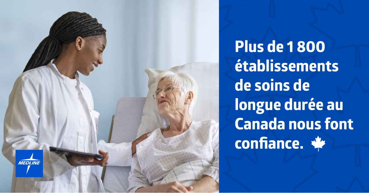 Medline Canada est fière de s’associer à plus de 1 800 établissements de soins de longue durée au Canada. Desservant le secteur de la santé partout au Canada, nous sommes prêts à vous aider. #EnsembleAuCoeurDesSoins #MedlineCanada