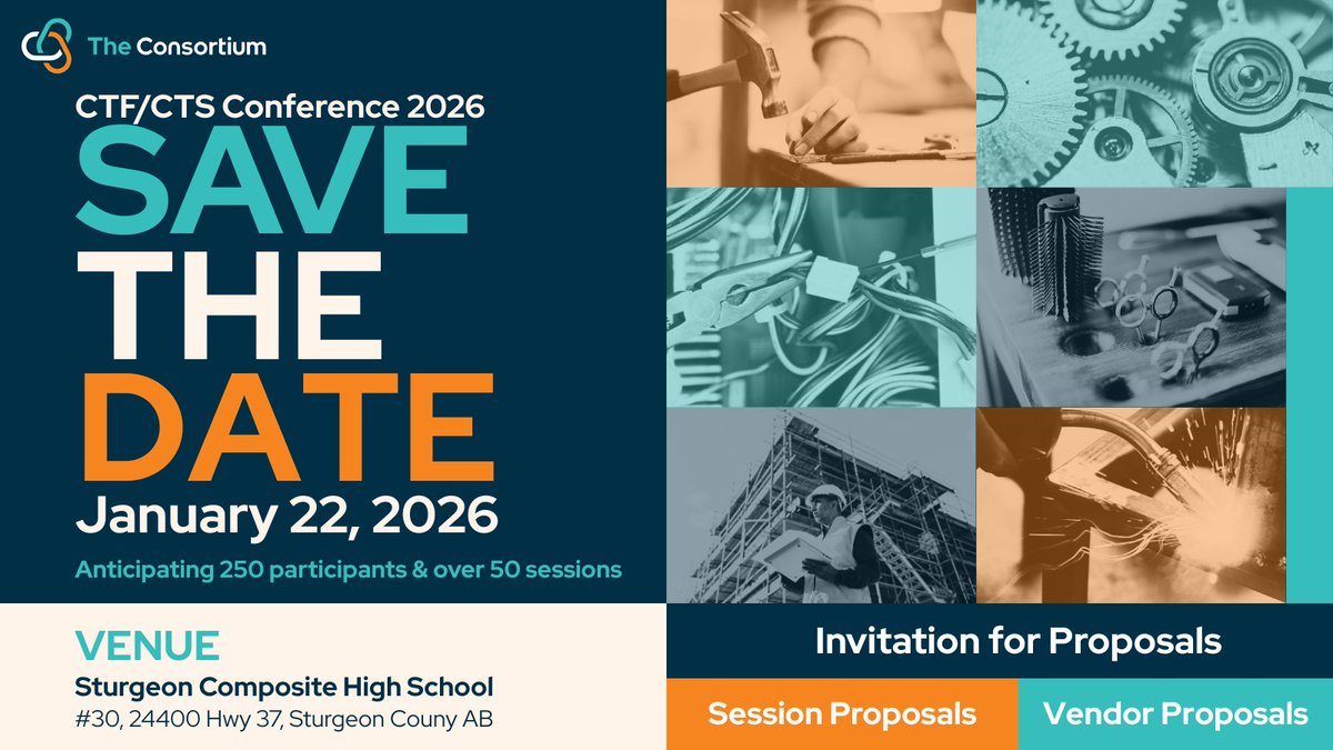 We are putting out a call for session &amp; vendor proposals! If you are interested in presenting a CTF/CTS-related session or in becoming a vendor, please complete one of the following forms:

Session Proposals: bit.ly/CTFCTS2026sess…
Vendor Proposals: bit.ly/CTFCTS2026vend…