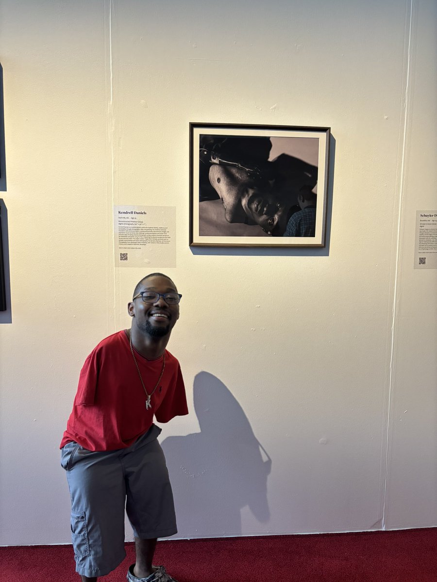 kendrelldaniels's tweet photo. Had an amazing week in D.C.! Honored to be one of 15 artists in the 2025 Access/VSA Emerging Artist Program. Our exhibition Catalyst explores how disability and art intersect. Grateful to @kennedycenter for the chance to share my work and grow as an artist and advocate. https://t.co/wW2BwzPABR