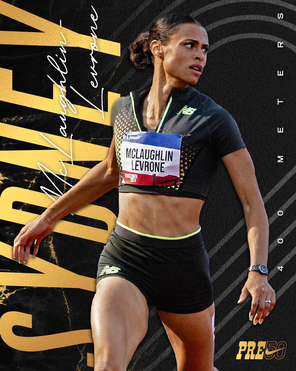 OFFICIAL: SYDNEY MCLAUGHLIN-LEVRONE MAKES HER PRE CLASSIC DEBUT AT #PRE50 🚨

🇺🇸 <a href="/GoSydGo/">Sydney McLaughlin-Levrone</a>, reigning Olympic champion, world record-breaker, &amp; queen of the 400m hurdles, is set to headline the newly added Women’s 400m

Watch live July 5 on @nbcsports + <a href="/peacock/">Peacock</a>
