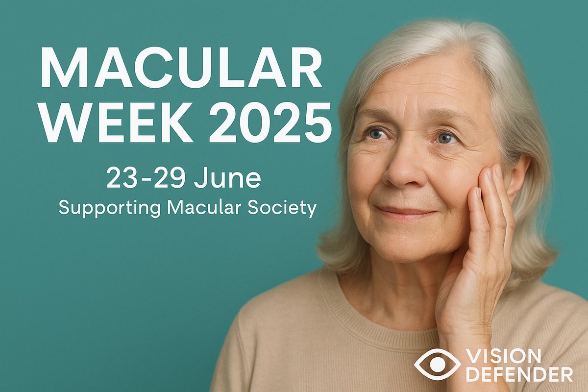 IntelFormula's tweet image. Macular Week 2025 is here!
23–29 June is all about raising awareness of macular disease.
Learn what steps you can take to protect your vision every day: visiondefender.co.uk/latest-news-an…
#MacularWeek #ProtectYourVision