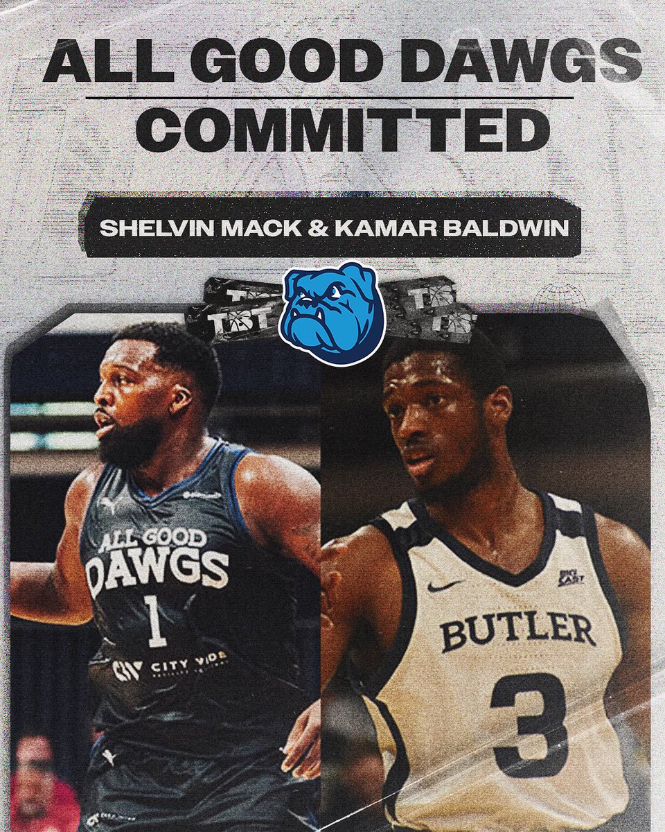 MORE DAWGS UNLEASHED: Shelvin Mack &amp; Kamar Baldwin 🐶🐶

Butler Alumni making moves 👀 

TBT 2025 Bracket release tomorrow at 10AM!

See the Butler Alumni in Indy: tbthoops.com/indianapolis