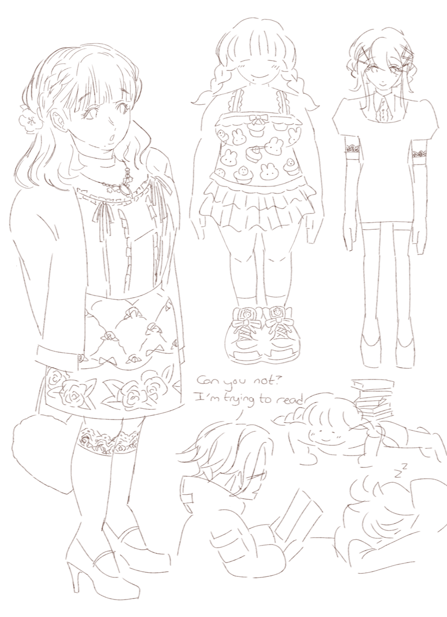 hundred line sketches (mostly just fashion)
#hundred_line #hndr_FA