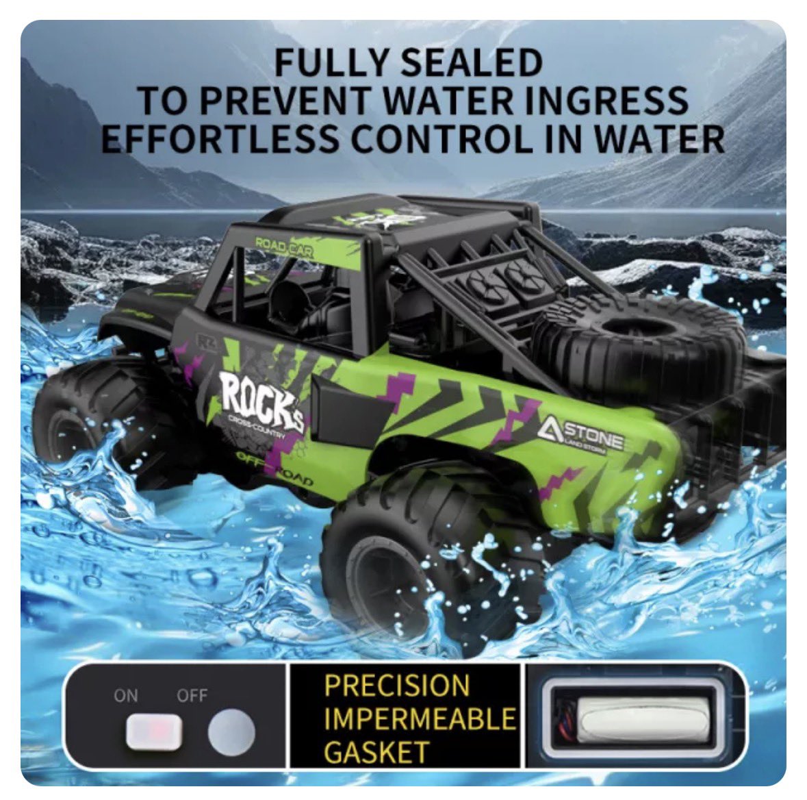 ThepointL's tweet photo. Take on Any Terrain with This Amphibious Off-Road Remote Control Car

https://t.co/loDtcqSfaL https://t.co/Y6m8ycVDeW