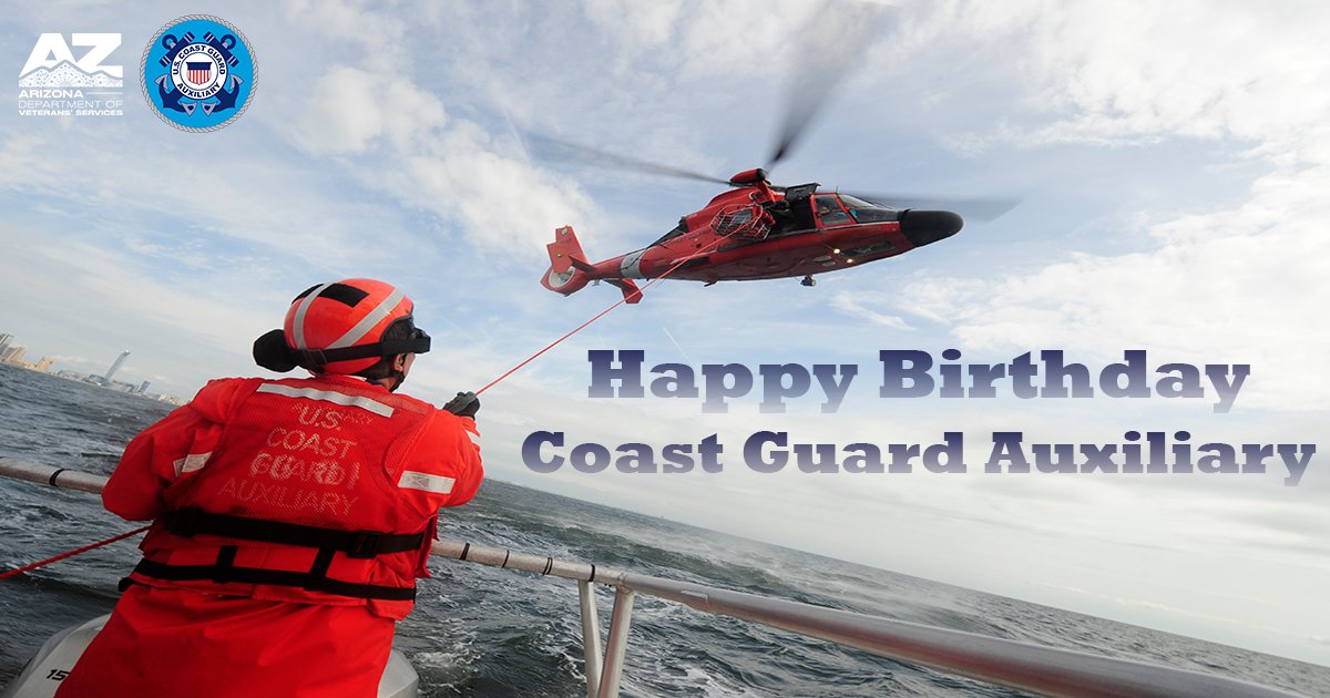 Happy birthday to the Coast Guard Auxiliary! 

First established in 1939, civilian volunteers joined to help facilitate the operations of the Coast Guard. Today, it's the largest volunteer marine safety organization in the world. Thank you all for your service to our country!
