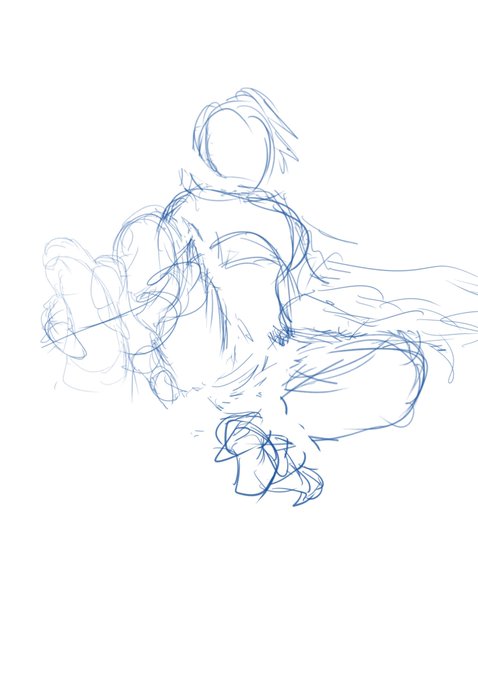 なーんのポーズなんでしょーねー 